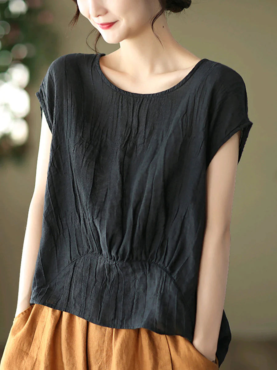 Creased seams Blouse