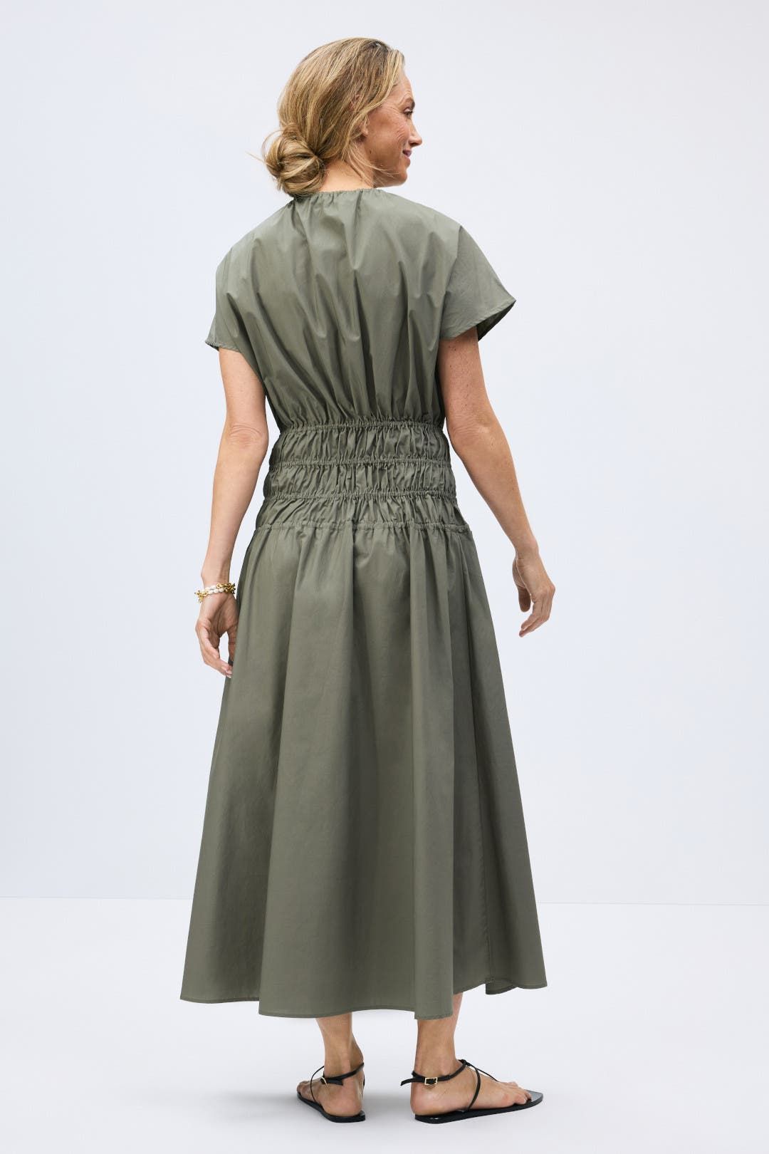 Three-level elastic dress