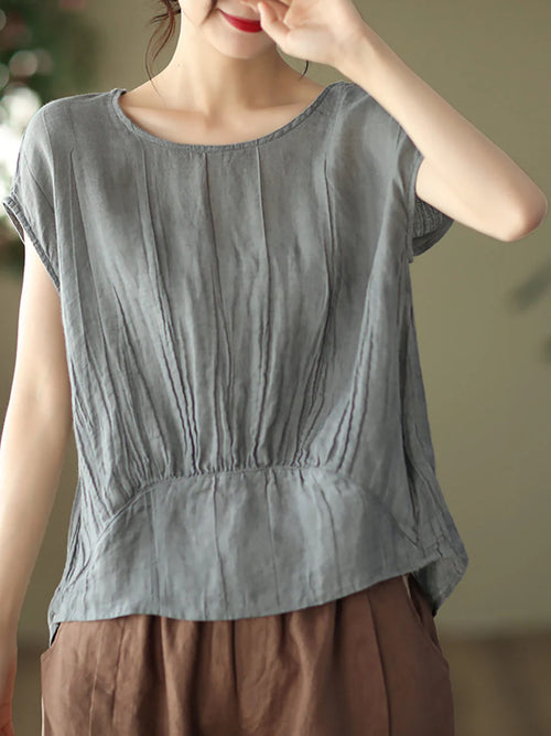 Creased seams Blouse