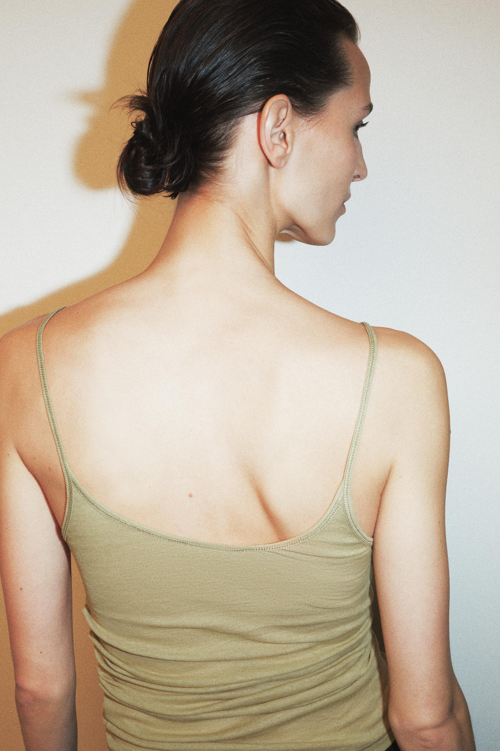 Green tank top