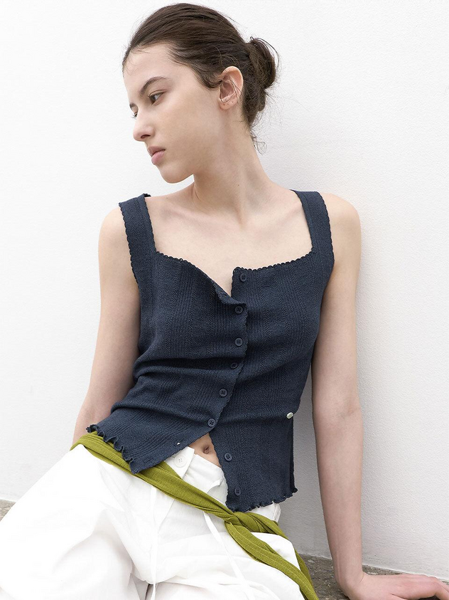 Square Ribbed Vest